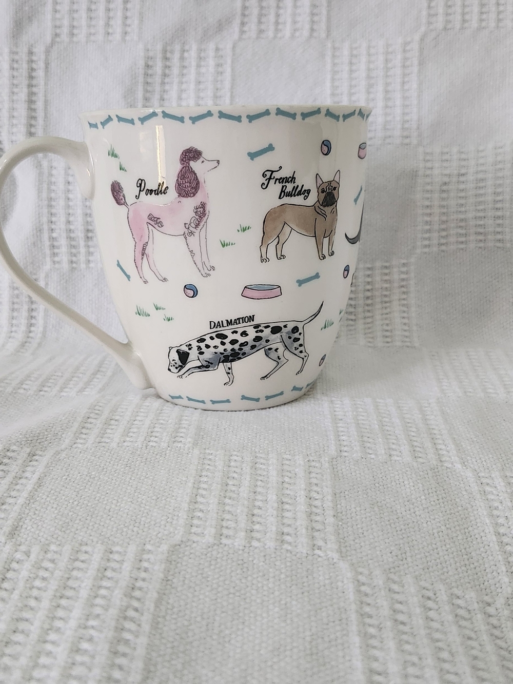 Milly Green Dog Lovers Breeds Lg 18oz Mug Debonair Poodle Retriever Pug Bull + - Picture 3 of 6